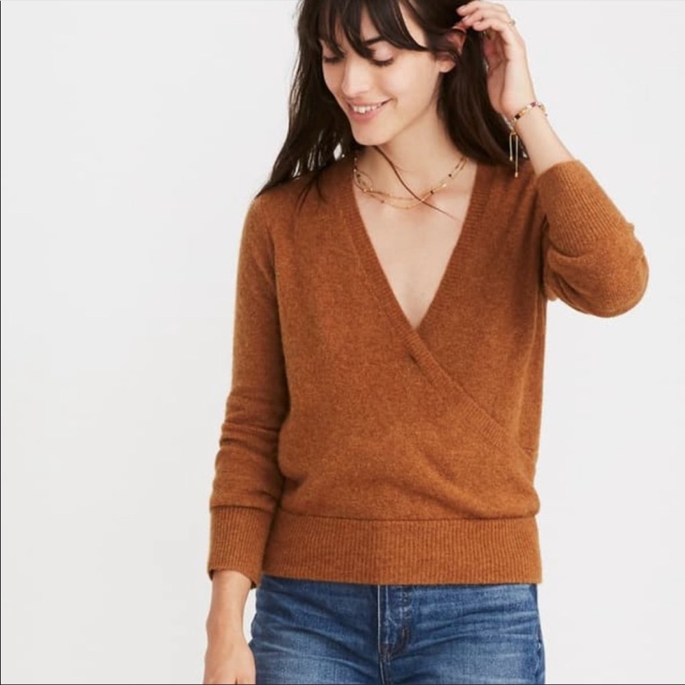 Madewell wrap sweater
